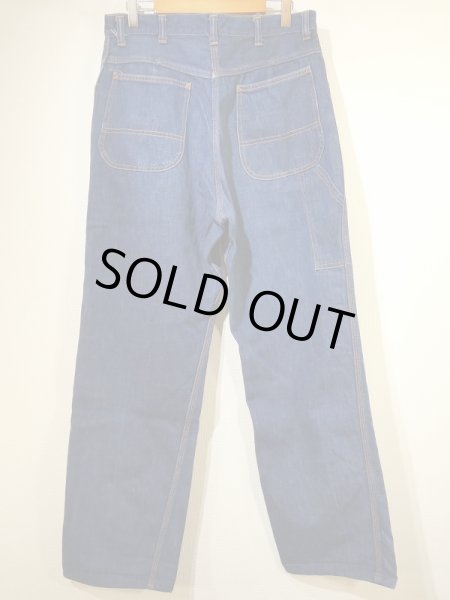 画像2: 60s JC Penney BIG MAC DENIM PAINTER WORK PANTS (2)