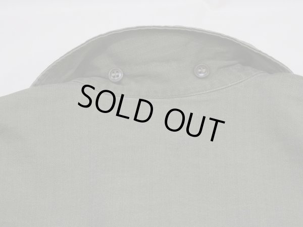 画像10: 40's US ARMY M-43 HBT HERRINGBONE TWILL UTILITY JACKET 34R (10)