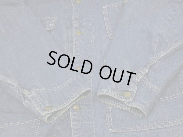 画像10: 50〜60's LIBERTY OVERALLS DENIM CHORE JACKET COVERALL (10)