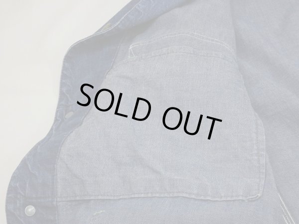 画像13: 50〜60's LIBERTY OVERALLS DENIM CHORE JACKET COVERALL (13)