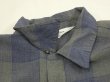 画像4: 50s 60s Sportsman OMBRE SHADOW CHECK RAYON SHIRT with HAND STITCH (4)