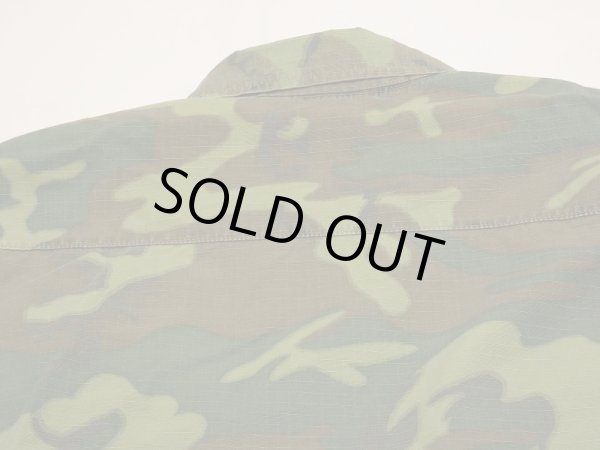 画像10: 60’s US ARMY ERDL GREEN LEAF CAMO JUNGLE FATIGUE JACKET 5th TYPE (10)