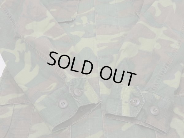 画像8: 60’s US ARMY ERDL GREEN LEAF CAMO JUNGLE FATIGUE JACKET 5th TYPE (8)