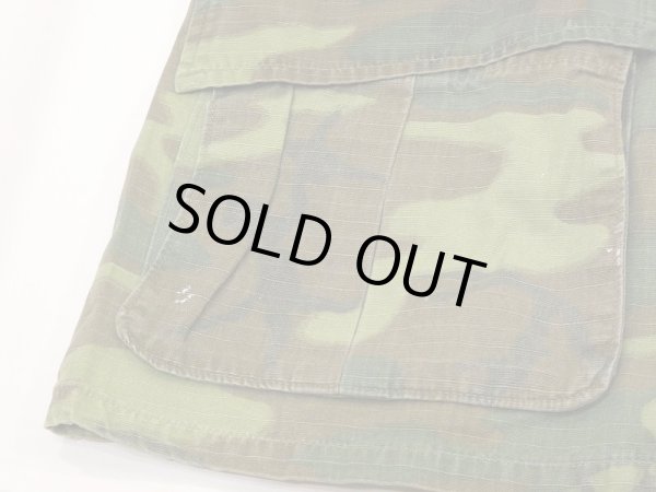 画像7: 60’s US ARMY ERDL GREEN LEAF CAMO JUNGLE FATIGUE JACKET 5th TYPE (7)