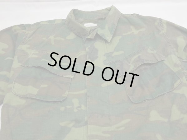 画像4: 60’s US ARMY ERDL GREEN LEAF CAMO JUNGLE FATIGUE JACKET 5th TYPE (4)