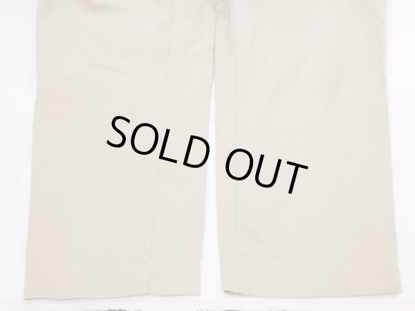 画像9: 50's US ARMY COTTON KHAKI SHADE NO1 CHINO TROUSERS PANTS (9)