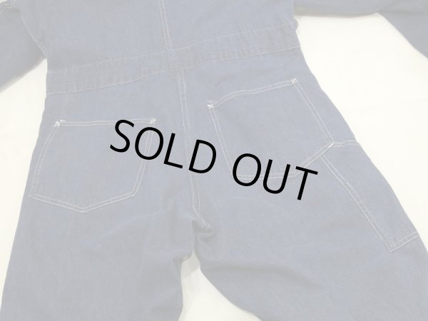 画像11: 40s 〜 UNKNOWN LAUREL BUTTON DENIM ALL IN ONE COVERALL (11)