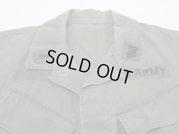 画像3: 60's '68 US ARMY RIP STOP JUNGLE FATIGUE JACKET 4th TYPE S-R (3)