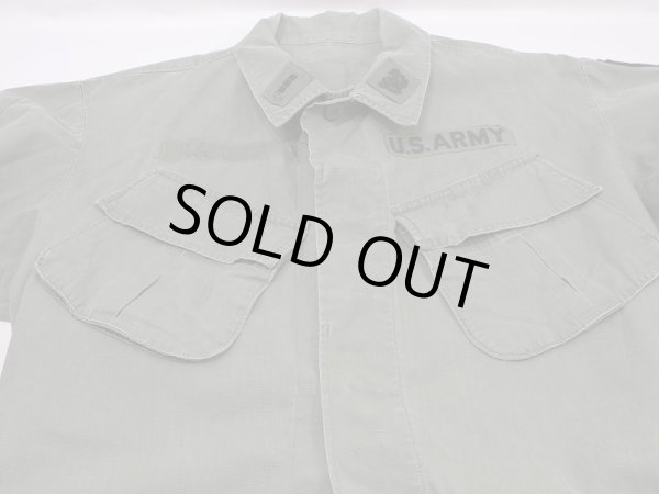 画像4: 60's '68 US ARMY RIP STOP JUNGLE FATIGUE JACKET 4th TYPE S-R (4)