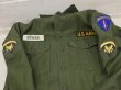 画像7: 60s '65 US ARMY OG-107 COTTON SATEEN UTILITY SHIRT 4th TYPE FULL PATCH (7)