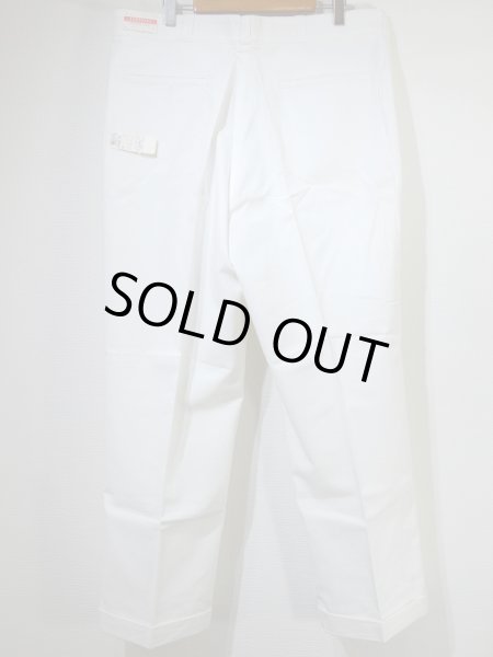 画像3: 60s HERCULES WHITE COTTON WORK TROUSERS PANTS DEAD STOCK (3)