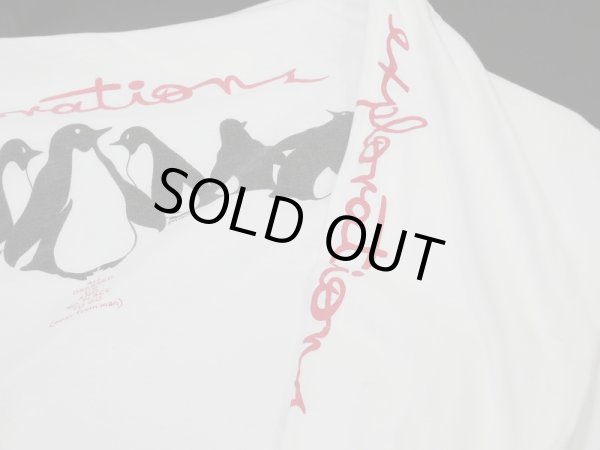 画像8: 90's ONEITA Explorations PRISOC PENGUIN PRINT LONG SLEEVE T-SHIRT MADE IN USA (8)