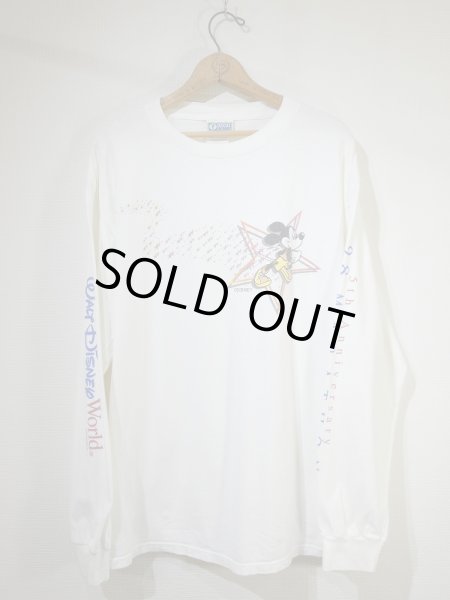 画像2: 90's DISCUS Walt Disney WORLD MICKEY MOUSE 5th Anniversary LONG SLEEVE T-SHIRT MADE IN USA (2)