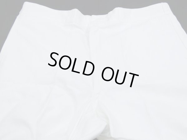 画像4: 60s HERCULES WHITE COTTON WORK TROUSERS PANTS DEAD STOCK (4)