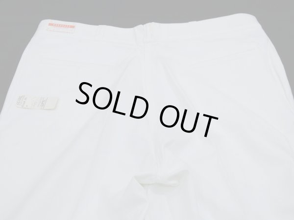 画像12: 60s HERCULES WHITE COTTON WORK TROUSERS PANTS DEAD STOCK (12)