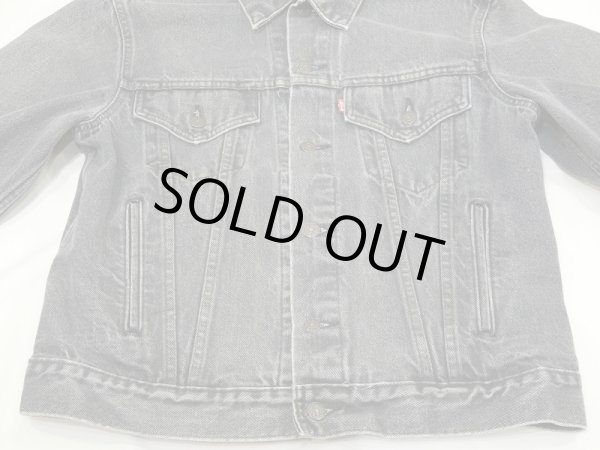 画像5: 80's Levi's 70506-0259 YARN DYED BLACK DENIM JACKET GJ MADE IN USA (5)