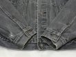 画像6: 80's Levi's 70506-0259 YARN DYED BLACK DENIM JACKET GJ MADE IN USA (6)