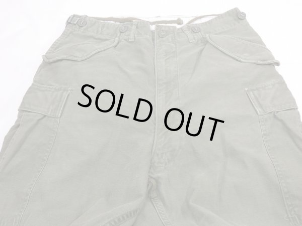 画像4: 50's US ARMY M-51 COTTON SATEEN OG-107 FIELD TROUSERS PANTS TYPE2 S-R (4)