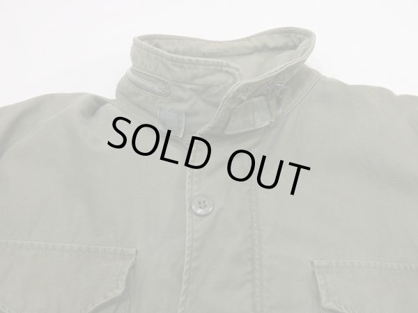 画像3: 60s US ARMY M-65 COTTON SATEEN OG-107 FIELD JACKET 1ST TYPE ALUMINUM ZIPPER S-S? (3)