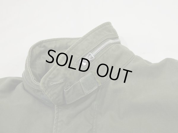 画像4: 60s US ARMY M-65 COTTON SATEEN OG-107 FIELD JACKET 1ST TYPE ALUMINUM ZIPPER S-S? (4)