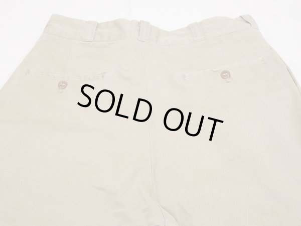 画像13: 50's US ARMY COTTON KHAKI SHADE 1 CHINO TROUSERS PANTS (13)