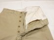 画像5: 50's US ARMY COTTON KHAKI SHADE 1 CHINO TROUSERS PANTS (5)