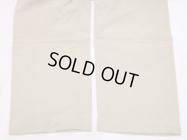 画像12: 50's US ARMY COTTON KHAKI SHADE 1 CHINO TROUSERS PANTS (12)