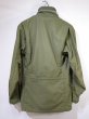 画像2: 60's US ARMY M-65 COTTON SATEEN OG-107 FIELD JACKET 1ST TYPE ALUMINUM ZIPPER XS-R (2)