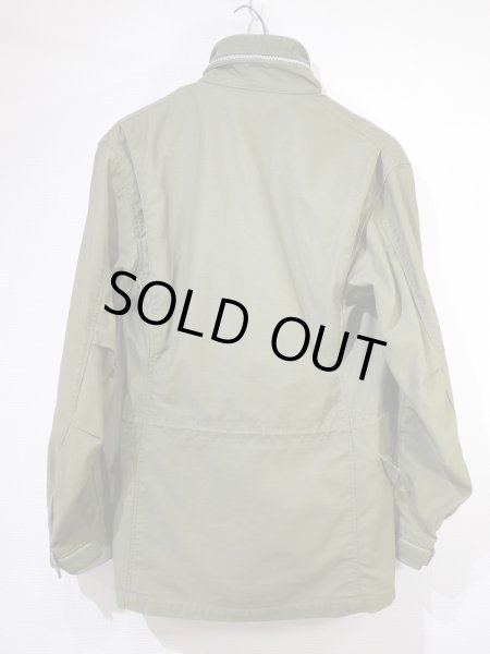 画像2: 60's US ARMY M-65 COTTON SATEEN OG-107 FIELD JACKET 1ST TYPE ALUMINUM ZIPPER XS-R (2)