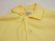 画像5: 50s PENNEYS TOWNCRAFT YELLOW PLAIN SOLID RAYON SHIRT (5)