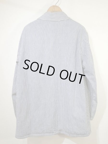 画像2: 30〜40's W.P.A HICKORY STRIPE CHORE JACKET COVERALL (2)