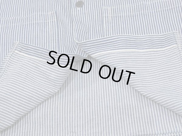 画像9: 30〜40's W.P.A HICKORY STRIPE CHORE JACKET COVERALL (9)