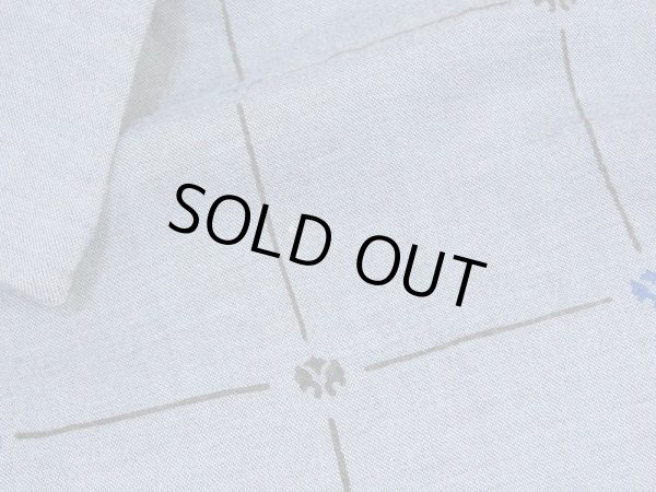 画像7: 50〜60'sARROW FRONT PLAID CREST PRINT RAYON LOOP COLLAR SHIRT (7)