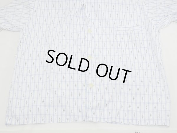 画像7: 50's REIS DRIP-DRY ALL OVER PATTERN PAJAMA SHIRT (7)