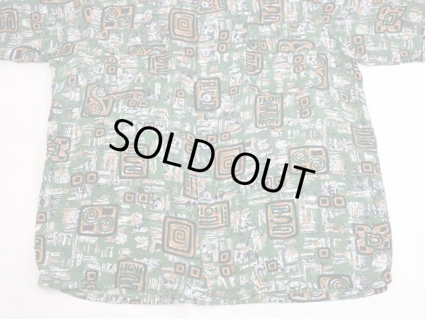 画像8: 50's Ashfield BY Duke of Hollywood ATOMIC ABSTRACT ALL OVER PATTERN RAYON S/S SHIRT HAWAIIAN SHIRT (8)