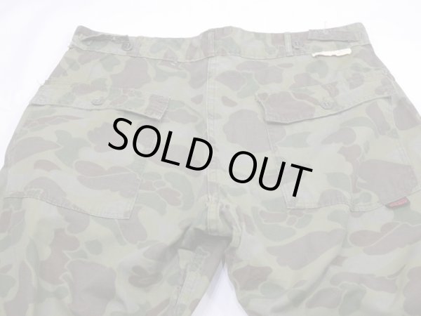 画像8: 60s CAMO RIP STOP DUCK HUNTER FROG SKIN BAKER PANTS (8)