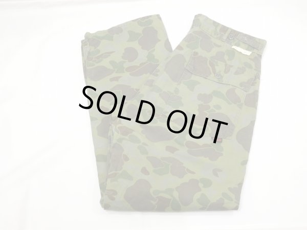 画像3: 60s CAMO RIP STOP DUCK HUNTER FROG SKIN BAKER PANTS (3)