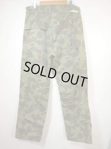 画像2: 60s CAMO RIP STOP DUCK HUNTER FROG SKIN BAKER PANTS (2)