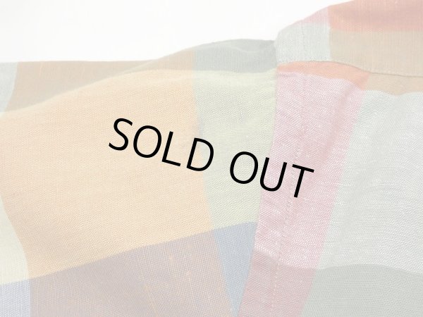 画像12: 60s OXFORD INDUSTRIES INC. HOMESPUN COTTON BLOCK CHECK S/S BD SHIRT (12)