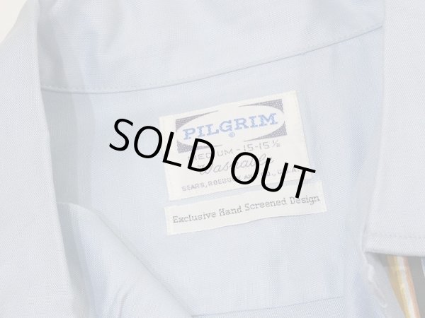 画像3: LATE 50's PILGRIM CLASSIC CAR PRINT RAYON LOOP COLLAR S/S SHIRT DEAD STOCK (3)