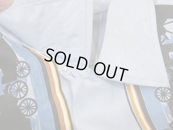 画像5: LATE 50's PILGRIM CLASSIC CAR PRINT RAYON LOOP COLLAR S/S SHIRT DEAD STOCK (5)