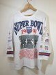 画像1: 90's LONG GONE SUPER BOWL 25th ANNI ALLOVER PRINT T-SHIRT MADE IN USA (1)