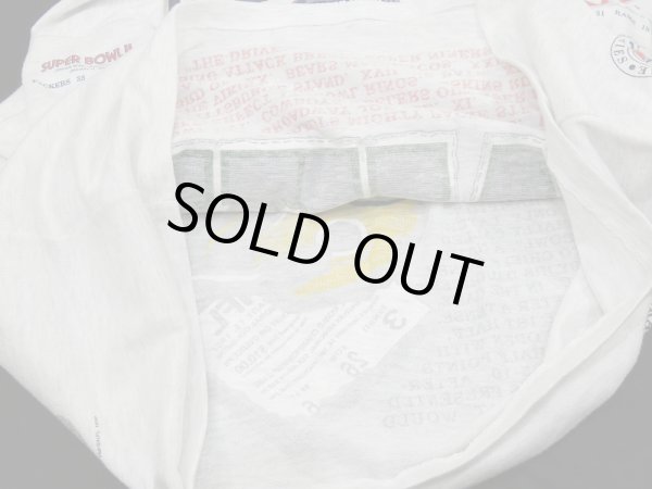 画像10: 90's LONG GONE SUPER BOWL 25th ANNI ALLOVER PRINT T-SHIRT MADE IN USA (10)