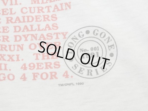 画像7: 90's LONG GONE SUPER BOWL 25th ANNI ALLOVER PRINT T-SHIRT MADE IN USA (7)