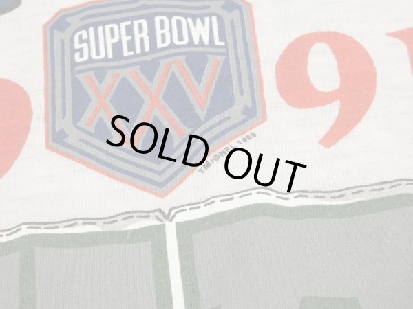 画像6: 90's LONG GONE SUPER BOWL 25th ANNI ALLOVER PRINT T-SHIRT MADE IN USA (6)