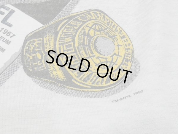 画像12: 90's LONG GONE SUPER BOWL 25th ANNI ALLOVER PRINT T-SHIRT MADE IN USA (12)