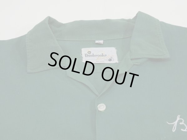 画像4: 60s Dunbrooke FLOCKY PRINT RAYON BOWLING SHIRT (4)