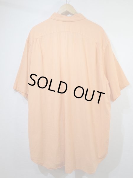 画像2: 90's Polo Ralph Lauren NEON COLOR LINEN×COTTON S/S SHIRT 3XLT TALL !! (2)