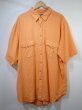 画像1: 90's Polo Ralph Lauren NEON COLOR LINEN×COTTON S/S SHIRT 3XLT TALL !! (1)