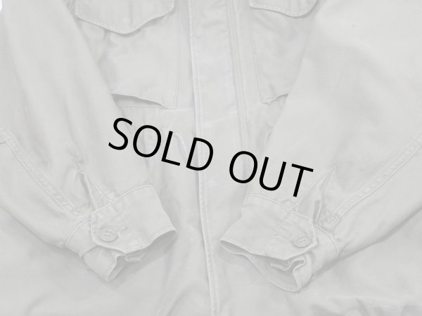 画像10: 60's US ARMY M-51 OG-107 COTTON WIND RESISTANT SATEEN FIELD JACKET SMALL-SHORT (10)